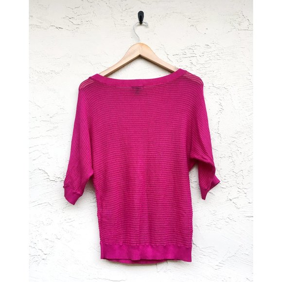 Express Open Weave Dolman Sleeve Sweater (XS) - Picture 3 of 5